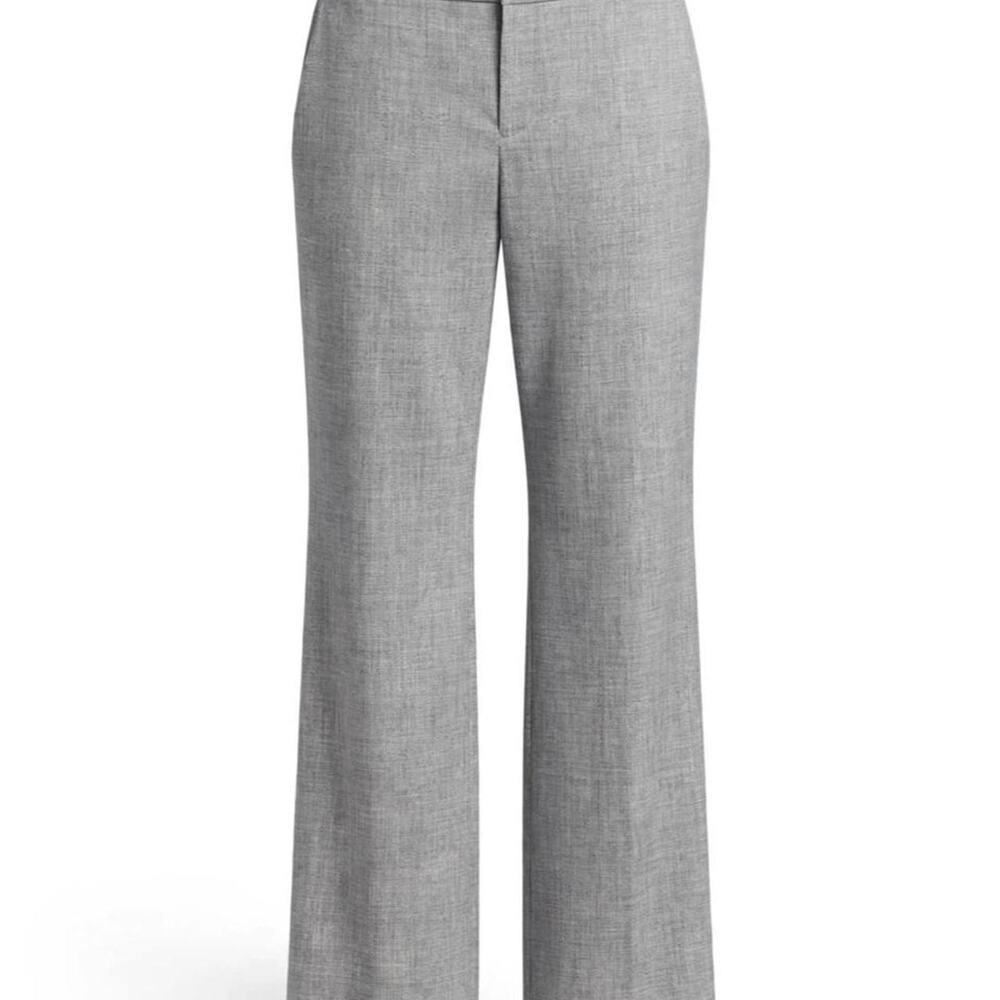 Women's Gray Wide-Leg Dress Pants